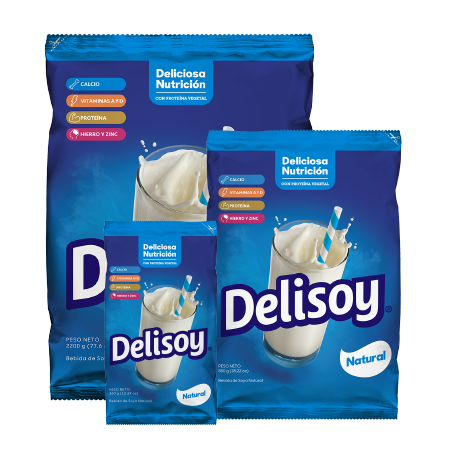Bebida de Soya Delisoy Sabor Natural 360GR
