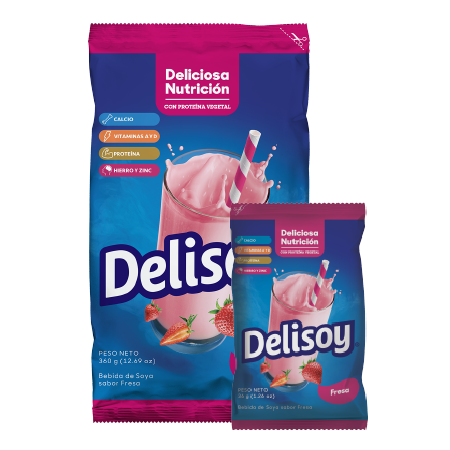 Delisoya Sabor a Fresa Marca Sasa 360 GR