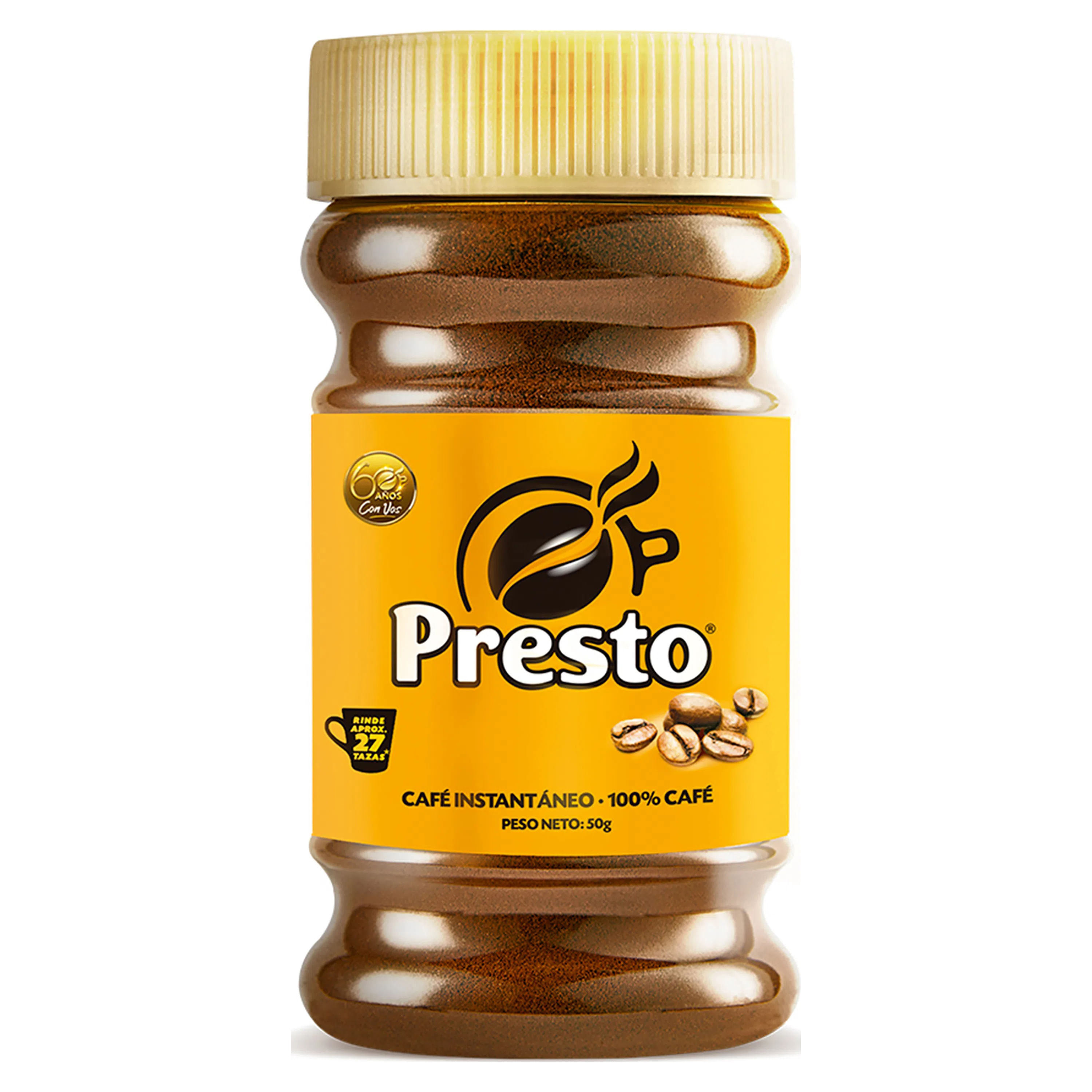 Café Instantáneo Presto - 100% Café 50GR
