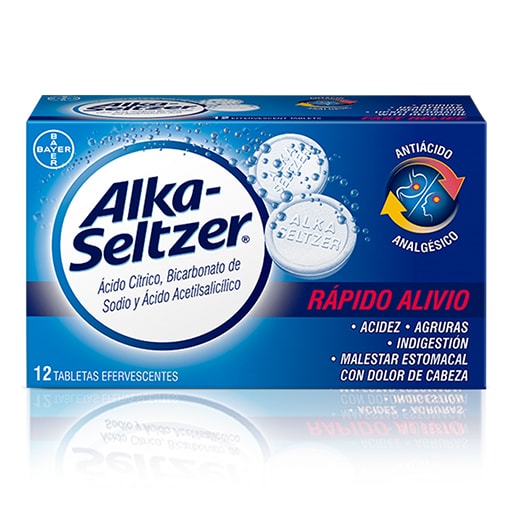 Alka Seltzer - Alivio Indigestión y Acidez